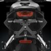 Nastavitelný držák SPZ s osvětlením SPZ a odrazkou pro motocykly Honda CBR650R/CB1000 Hornet, černý